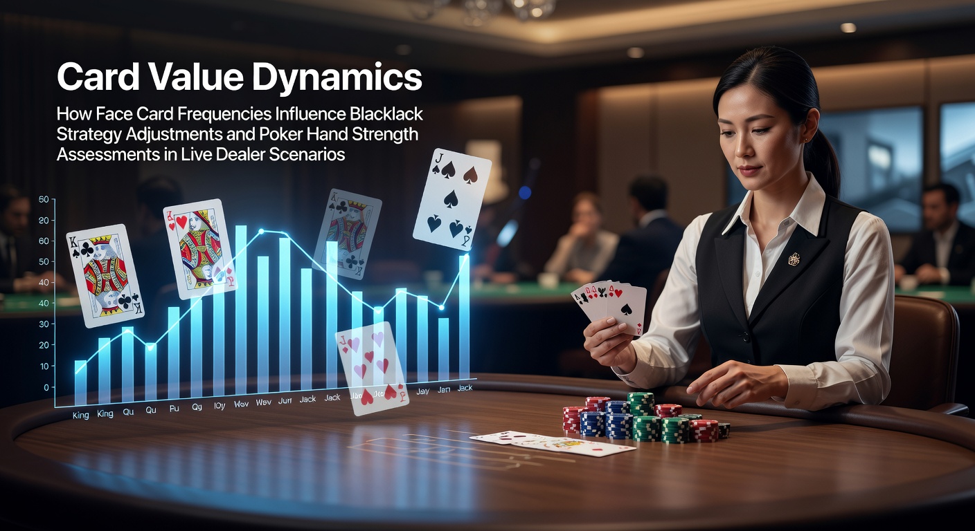 Live dealer table showing face cards in play during a blackjack and poker session
