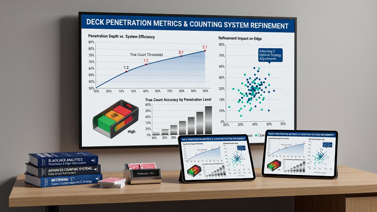Statistical overlap between blackjack deck depth analysis and poker continuation bet frequency modeling