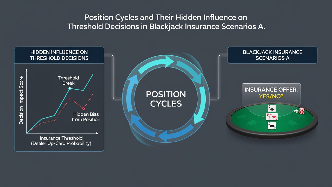 Chart illustrating equity recalibrations across multi-hand poker sequences influenced by rotating positions at cardroom tables